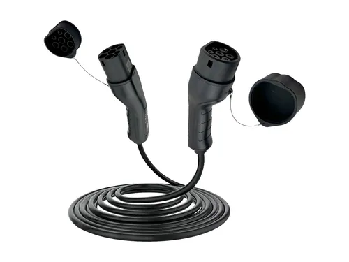 INLINE - EV Autoladekabel 11kW Typ2 - 3-phasig - 5m - Wallboxen, schnelles 11kW Laden für Elektrofahrzeuge, flexible 5m Länge für einfache Handhabung