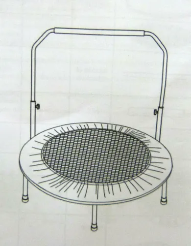 Arkmiido Kinder Trampolin Mini-Trampolin Ø 101 cm von Arkmiido