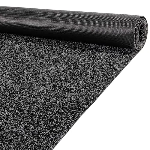 ANRO Schmutzfangmatte Oskar 600 x 80 cm Schwarz in schwarz von ANRO
