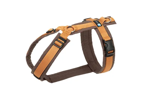 anny-x Brustgeschirr Fun braun Bernstein - Gr. XS - Brustgeschirr für Hunde, individuell einstellbar mit optimaler Zugverteilung für rückenschonenden Komfort und bewegungsfreundlichen Abstand zu den Achseln.