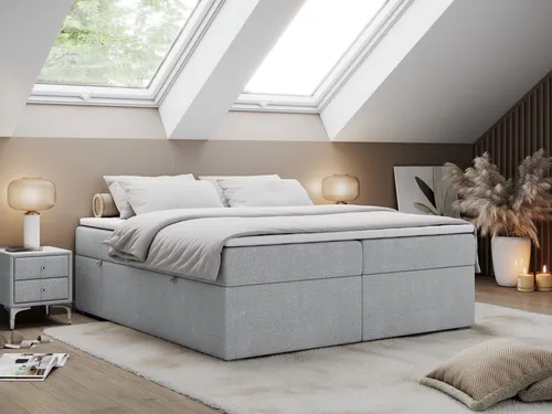 Boxspringbett ohne Kopfteil mit Bettkasten von MKS Meble