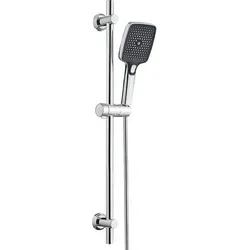 JOHO Edelstahl Duschstange 70 cm mit Handbrause und Schlauch