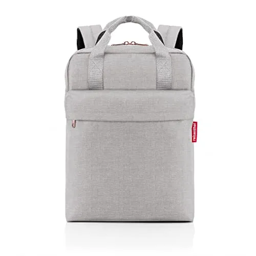 reisenthel allday backpack M - Wasserabweisender Rucksack für Alltag und Reisen - Tagesrucksack für Arbeit, Shopping oder Reisen. Handgepäck zugelassen, mit gepolstertem Laptopfach (15,6'') und verstellbaren Schultergurten für optimalen Komfort.