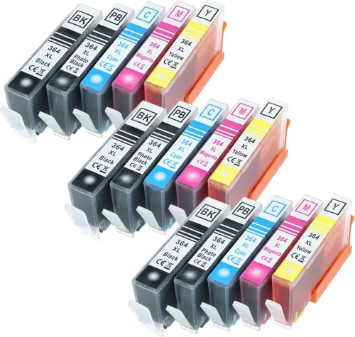 vhbw 15x Tintenpatronen kompatibel mit HP Officejet 4620, 4622 Drucker + Chip (Kompatibel)