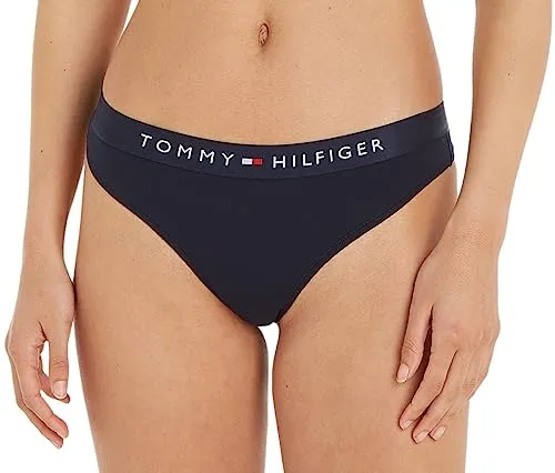 Tommy Hilfiger Damen String Tanga, Blau (Desert Sky), XL von Tommy Hilfiger