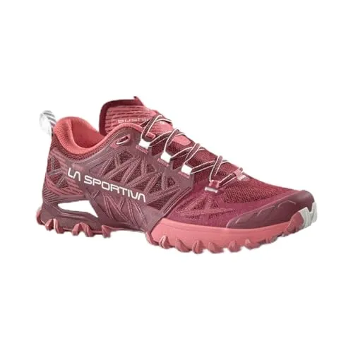 La Sportiva Bushido III GTX Women redwood/rosebay - Größe 38,5 - Gore-Tex Schuhe für Trailrunning, maximaler Halt und Wasserdichtigkeit für anspruchsvolle Offroad-Abenteuer.