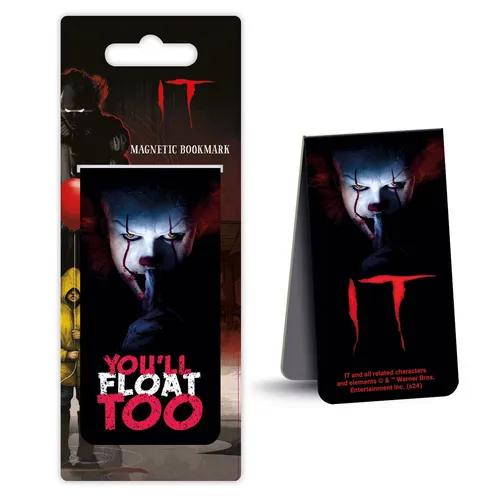 IT - You´ll float too - magnetisches Lesezeichen - 9x4,5 cm