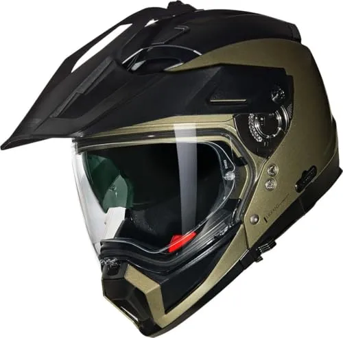 NOLAN Motocrosshelm N70-2X 06 Classico Nobile - Motorradhelm mit Sonnenvisier und Pinlock für optimalen Schutz und Sicht, ECE 22.06 zertifiziert, ideal für Enduro- und Motocross-Fahrer.