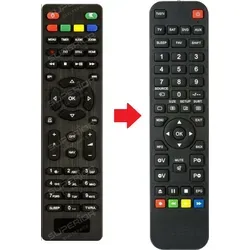 Produktbild Ersatz Fernbedienung passend für Telestar DIGIHD TS3