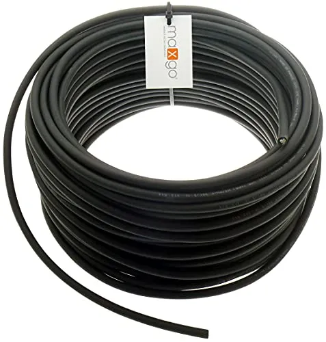 H07RN-F Gummileitung 3x1,5 mm² - Flexible Kabel für Außenbereich - Kabelmeterware, robuste Gummileitung mit ölbeständigem Neopren-Mantel, ideal für den Einsatz in feuchten Räumen und im Freien. Hohe Flexibilität durch feindrahtige Kupferlitzen.