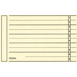 Wekre Trennblätter A5-quer, chamois, 230g/m² Karton, 100 Stück