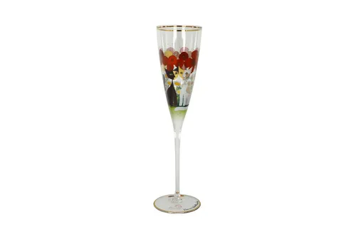 Dekomiro Sektglas L'estate in giardino von Goebel - Elegantes Stielglas mit echter Goldauflage, handgefertigt und liebevoll gestaltet. Ideal für besondere Anlässe, bringt es festliche Stimmung in jeden Garten. Perfekt für stilvolle Feiern.