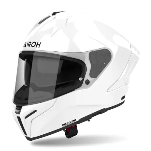 Airoh Matryx Color Integralhelm - Weiß - S - Motorradhelm mit hochmodernem Belüftungssystem und A3S Antifog für optimale Sicht. Ideal für jedes Abenteuer, kombiniert Sicherheit und Komfort in einem stylischen Design.
