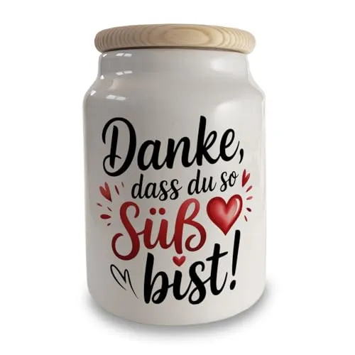 speecheese Danke, dass du so süß bist! Keksdose HumorKeksdose mit lustigem Spruch
