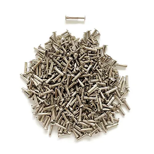 LIKERAINY 200 Stück Möbelverbinder Schrauben Möbelschrauben M5 Hülsenschrauben Verbindungsschraube mit Hülse Vernickelt für Kleiderschrank Küchenschrank Möbel Holzdicke 20–30mm