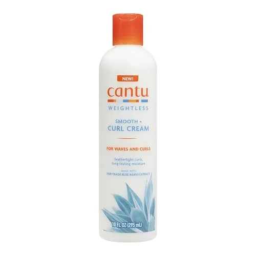 Cantu Weightless Smooth + Lockencreme Anti-Frizz 295 ml