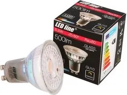 LED Line 1x GU10 5,5W LED Leuchtmittel 500 Lumen Spot Strahler Einbauleuchte Energiesparlampe Glühlampe 2700K Warmweiß