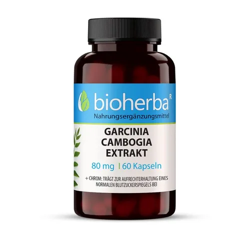 BIOHERBA R Bioherba Garcinia Cambogia Extrakt 240 mg 100 Kapseln Nahrungsergänzungsmittel, 1 er