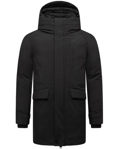 STONE HARBOUR Herren Wintermantel Emriis XX Black Gr. 3XL - Stylischer und funktionaler Parka mit wasserabweisendem Material und weichem Fleecefutter. Ideal für kalte Herbst- und Wintertage, bietet er optimalen Schutz und hohen Tragekomfort.