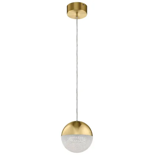 Elstead Moonlit LED Hängeleuchte in Champagner-Gold mit Zirkonia - Elegante Hängeleuchte, ideal für stilvolle Wohnräume, mit funkelnden Zirkonia-Elementen für einen besonderen Glanz.