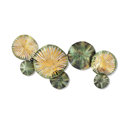 Wandbehänge aus 100% Metall - Mehrfarbig - Dekoratives Wandaccessoire aus robustem Metall in mehreren Farben. Ideal für kreative Raumgestaltungen und setzt Akzente in jedem Wohnbereich.