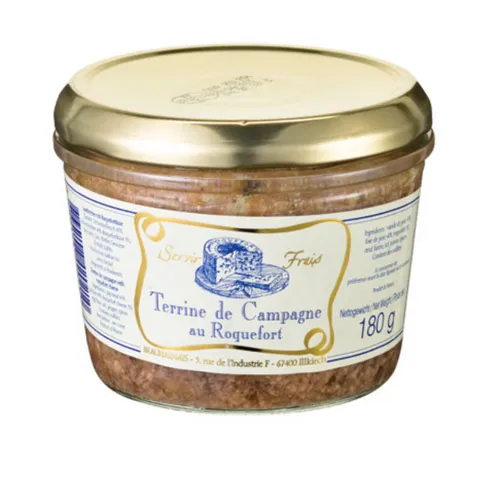 Landterrine mit Roquefortkäse 180 g