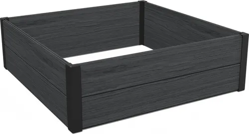 Keter Hochbeet aus Ahorn – BPA-frei und langlebig - Praktisches Hochbeet mit 121,9 cm x 121,9 cm x 32 cm für Gemüse und Kräuter. Hergestellt aus robustem Evotech-Material, blitzschnell in 5 Minuten montiert, ganz ohne Werkzeug.