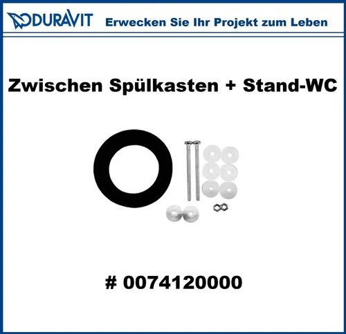Duravit Moosgummidichtung zwischen Spülkasten und Stand-WC