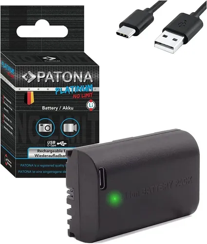 Produktbild PATONA Platinum Akku für Canon LP-E6NH mit USB-C Input