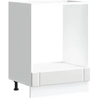 vidaXL Herdumbauschrank Lucca Weiß