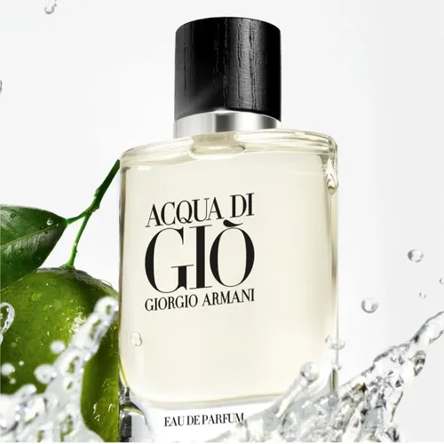 Giorgio Armani Acqua di Gio Eau de Parfum EdP Refillable 75 ml - Herren Duft mit Patschuli und Lavendel, refillbar für nachhaltigen Genuss in normaler Größe.