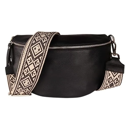 Bauchtaschen Schwarz von MIRROSI