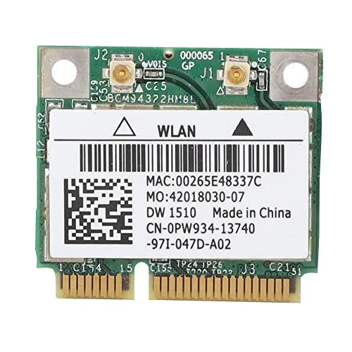 DW1510 BCM94322HM8L Dual Band 300 Mbps PCI-E Drahtlose Netzwerkkarte Für E4200 E5500 E4300M2400 M6400 etc