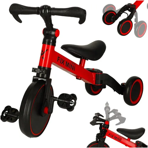 Trike Fix Mini Laufdreirad 3in1 mit Pedalen rot
