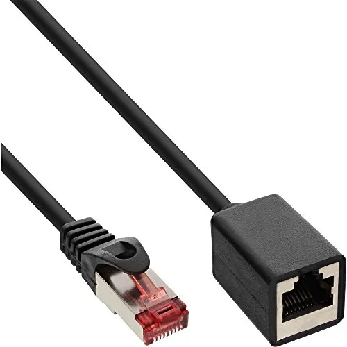 InLine? Patchkabel-Verl?ngerung, S/FTP (PiMf), Cat.6,