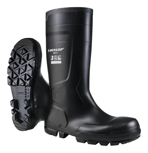 Dunlop WORK-IT BLACK Sicherheitsstiefel Gr. 47 von Dunlop