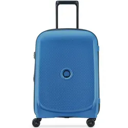 Delsey Paris Belmont Plus 55 cm Kabinentrolley blau - Koffer mit 4 Rollen, leicht und wendig, ideal für Kurztrips und Handgepäck im Flugzeug