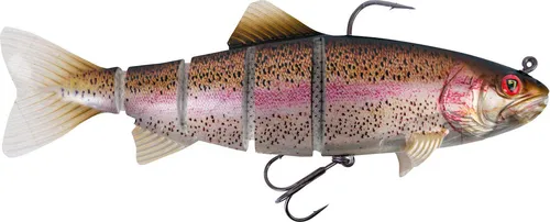 Fox Rage Replicant Trout 23cm 185g Jointed Gummifisch - Swimbait, Farbe:Supernatural Rainbow Trout