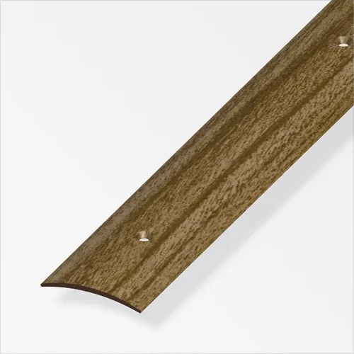 alfer Übergangsprofil 1 m, 30 x 5 mm PVC (Kunststoff) glatt nussbaum