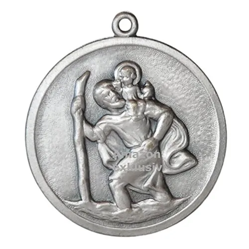 Richter Heiliger St. Christophorus Anhänger 30 mm Glücksbringer Talisman