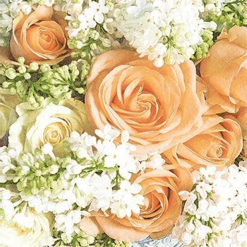 Papierservietten Orange von Home Fashion