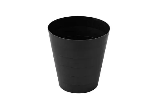 Sinoba Papierkorb moderner Mülleimer Papiereimer 6105 rund, Abfalleimer für Büro Kinderzimmer aus Kunststoff 9 Liter Höhe 25 cm