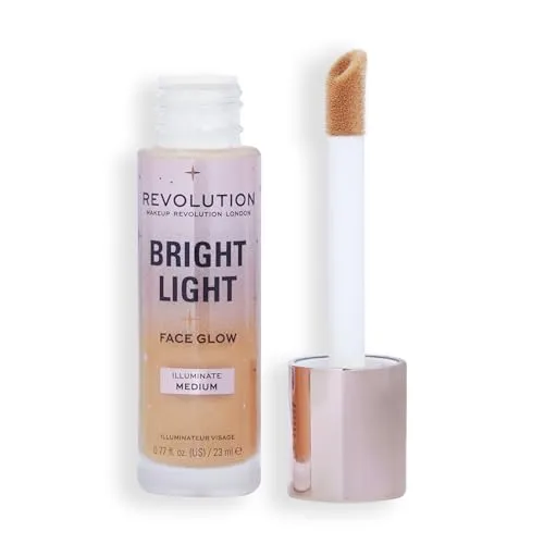 Revolution Bright Light Face Glow, Aufhellende Hauttönung, Strahlender Teint, Schimmerndes Medium