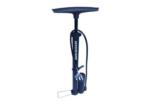 BENSON Fahrradpumpe Fahrrad Standpumpe Luftpumpe Fahrradpumpe, Handpumpe, Manometer, Multi Ventilkopf