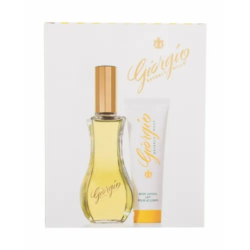 Giorgio Beverly Hills Eau de Toilette 90 ml + Body Lotion 50 ml - Parfüm-Geschenkset mit dem zeitlosen Duft von Giorgio Beverly Hills, der fruchtige und florale Noten vereint und ideal für besondere Anlässe ist.