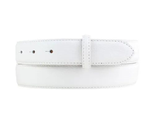 BELTINGER Ledergürtel Wechselgürtel aus gemasertem Leder mit Steppnaht ohne Schnalle 3 cm - (1-St)