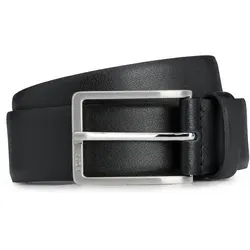 BOSS Ledergürtel Erman-L_Sz35 mit dezenter BOSS-Prägung - Hochwertiger Gürtel aus 100% Rindsleder, 3,5 cm breit, mit eleganter BOSS-Prägung auf der Schließe – ideal für einen casual Look.
