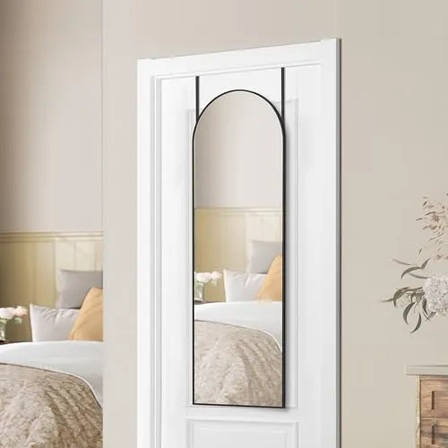 SONGMICS Ganzkörperspiegel 120 x 40 cm – gewölbt & elegant in schwarz von SONGMICS