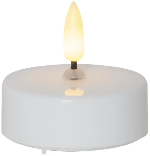 Star Trading LED-Teelicht 2er-Set in weiß von Star Trading