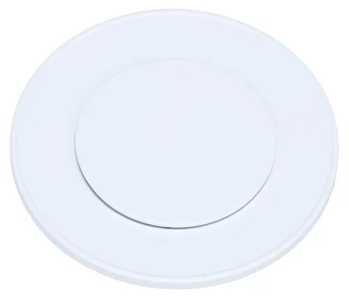 Subtiel Tellerventil für Zu- und Abluft - Vielseitiges Tellerventil für Frischluftzufuhr und Luftaustritt. Mit pulverbeschichteter Oberfläche für Langlebigkeit und einfache Pflege. Ideal für gleichmäßige Luftverteilung und ansprechendes Design.
